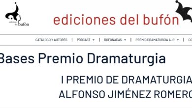 Premio. Dramaturgia Ediciones del Bufón artezblai