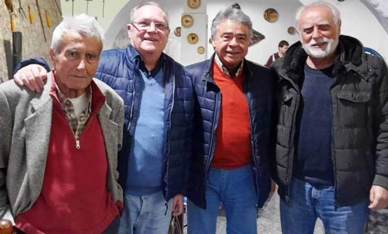 De izquierda a derecha, Diego Bardón, Antonio Barquilla, Paco Zambrano y José